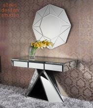 Galactica mirror dressing table designed by Alexandre Arazola - French furniture designer
